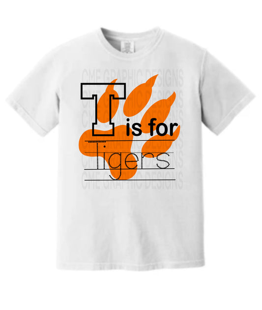T Tigers DTF Transfer