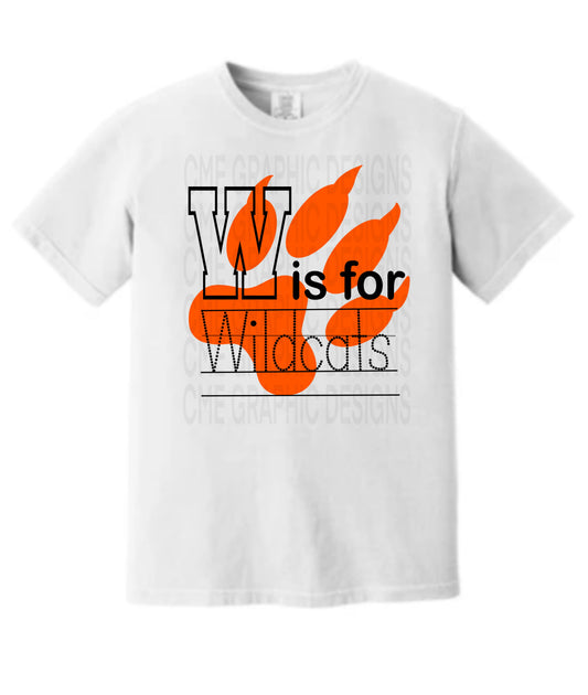 W Wildcats DTF Transfer