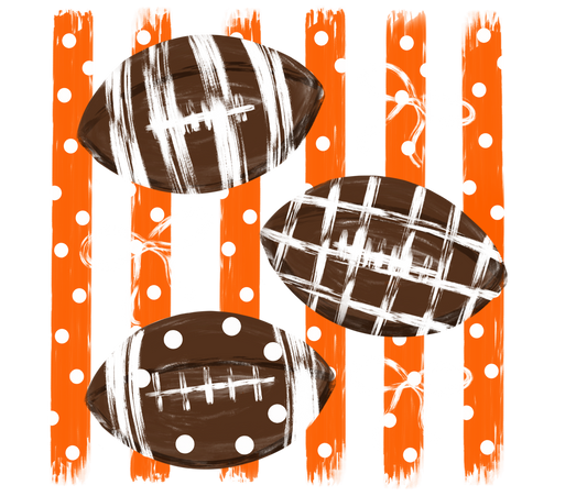Orange strips football