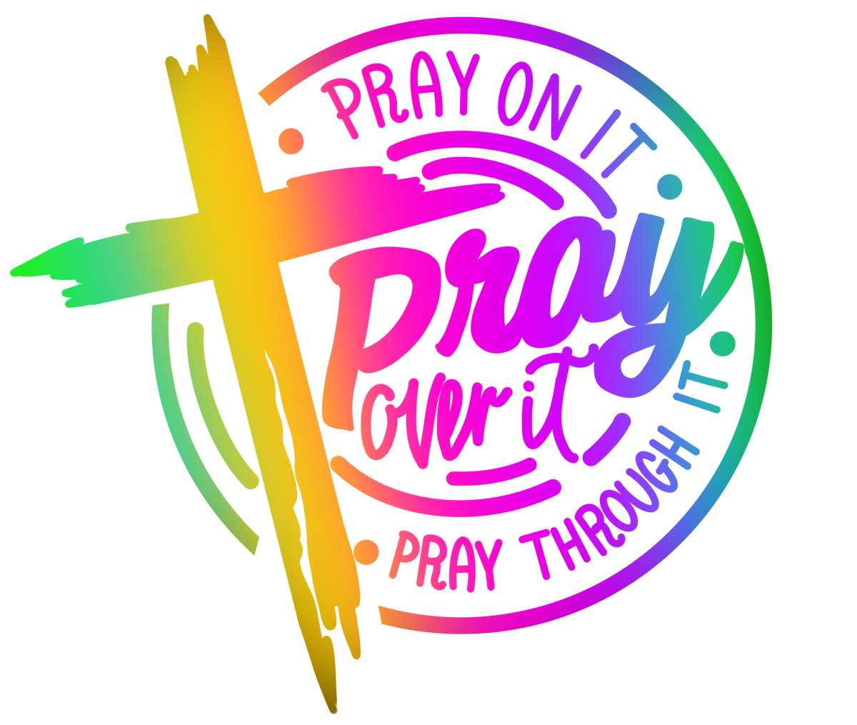 Pray On It Dtf Transfer
